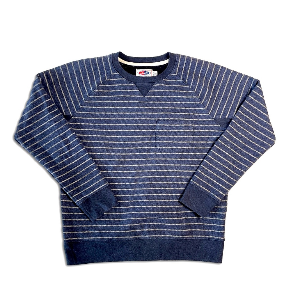 Grayers Athletics Men’s Navy Blue Long Sleeve Pullover Sweatshirt